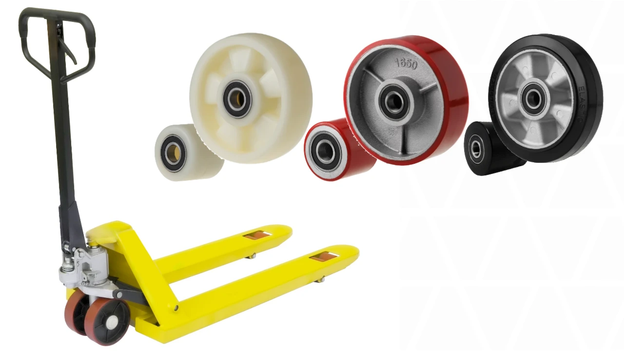 Сравнение колес для рохли из разных материалов нейлон, полиуретан, резина