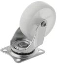SCpp 35 - Мебельное полипропиленовое колесо 75 мм (площадка, поворотн.)