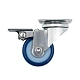 SCvb 25 - Мебел. синее колесо 50 мм (площ., тормоз, поливинилхлорид, полипропил. обод, подш.)