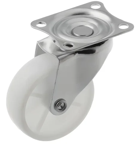 SCpp 35 - Мебельное полипропиленовое колесо 75 мм (площадка, поворотн.)