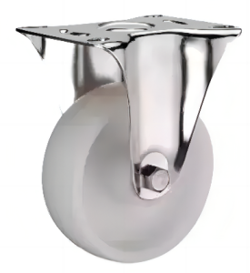 FCpp 63 - Мебельное полипропиленовое колесо 160 мм (площадка, неповоротн.)